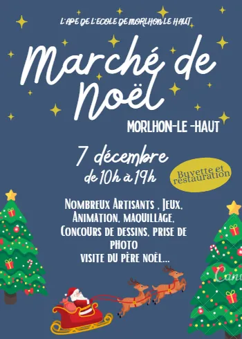 Marché de Noël par l'APE de Morlhon-le-Haut