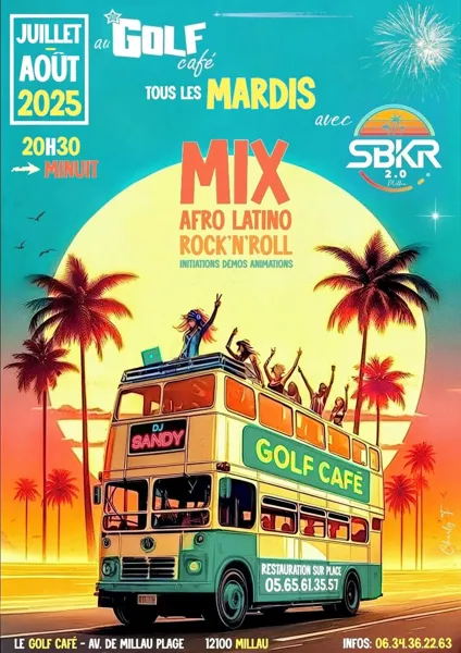 Les mardis mix afro/latino/rock au Golf Café