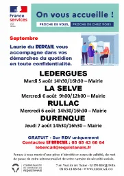 Itinérance France services - La selve -