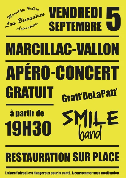 Apéro concert à Marcillac