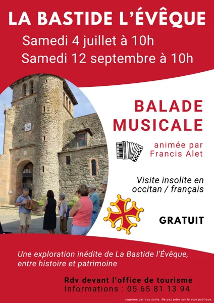 Balade musicale occitan-français à La Bastide l'Evêque
