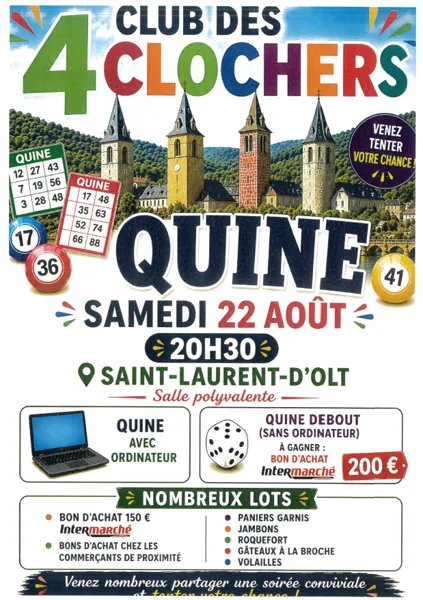 Quine d'été à Saint Laurent d'Olt