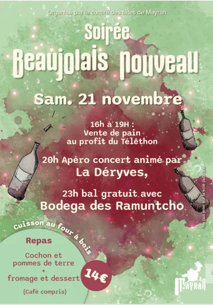 Soirée Beaujolais Nouveau