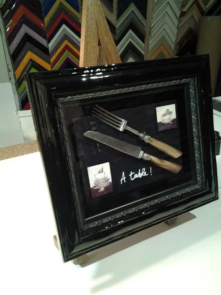 Encadrement créatif de couverts 