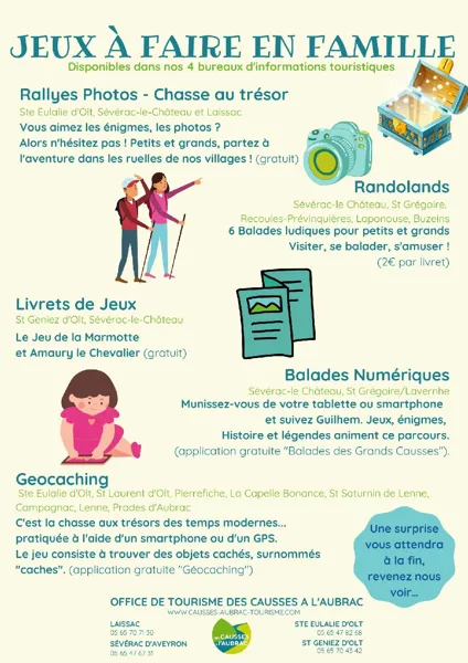 Le jeu de la Marmotte à St Geniez d'Olt, Office de Tourisme des Causses à l'Aubrac