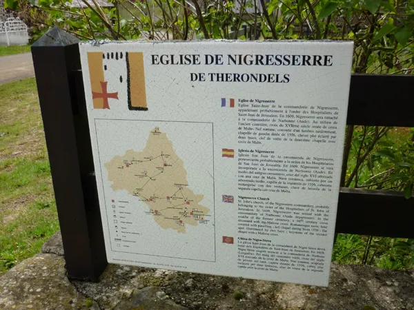 Randonnée : Le village templier de Nigresserre, OFFICE DE TOURISME DU CANTON DE MUR DE BARREZ