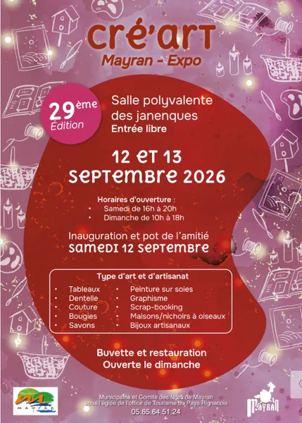 29ème édition de l'exposition Cré'Art