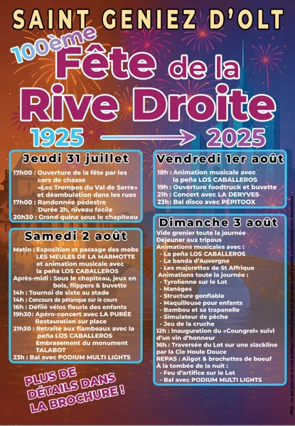 100 ans de la Fête de la Rive Droite