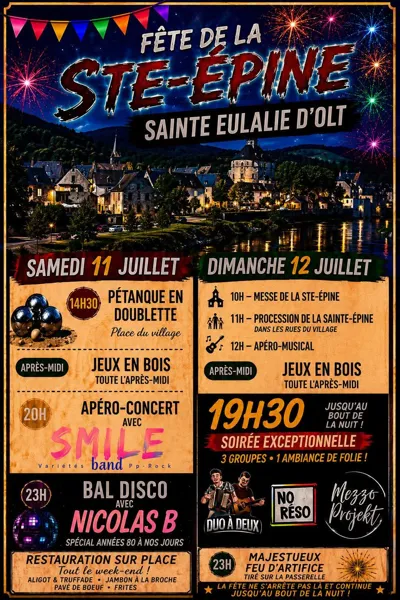 Fête et procession de la Ste Épine, Fête et procession de la Ste Épine