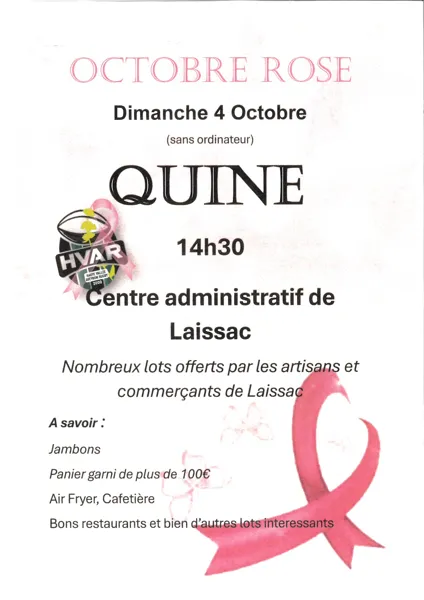 Octobre Rose - Quine à Laissac