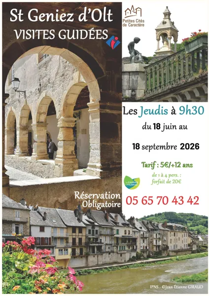 Visite guidée de Saint Geniez d'Olt