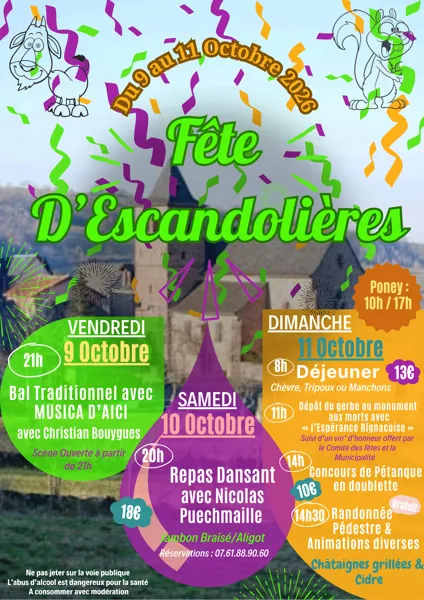 Fête votive d'Escandolières