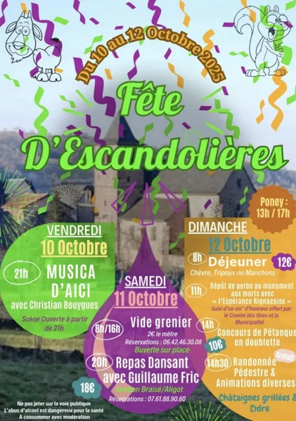 Fête votive d'Escandolières