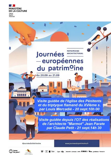 Journées européennes du patrimoine : Visite guidée de l'église des Pénitents et du triptyque flamand du XVIème siècle