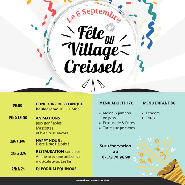 Fête du village de Creissels