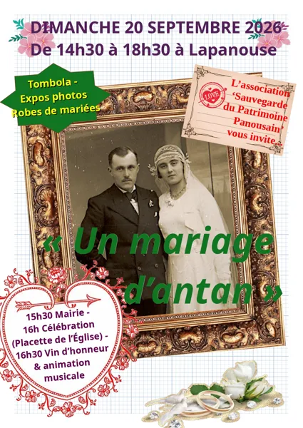Hier Lapanouse | « Un mariage d'antan »