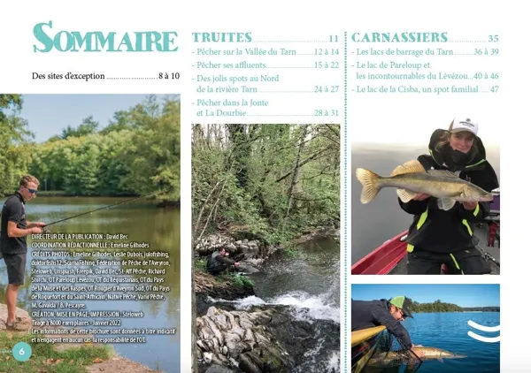 GUIDE PÊCHER EN SUD AVEYRON, OFFICE TOURISME DU PAYS DE LA MUSE ET RASPES DU TARN