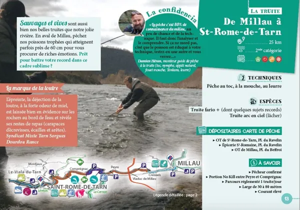 GUIDE PÊCHER EN SUD AVEYRON, OFFICE TOURISME DU PAYS DE LA MUSE ET RASPES DU TARN