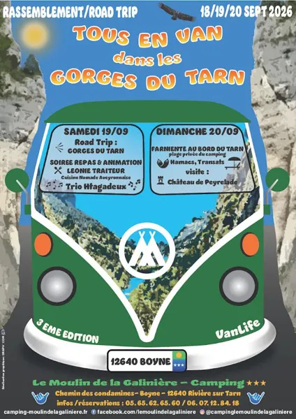 Tous en van dans les Gorges du Tarn