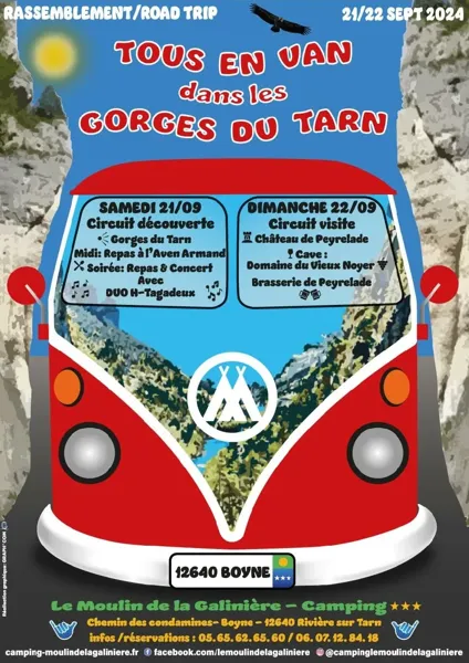 Tous en van dans les Gorges du Tarn