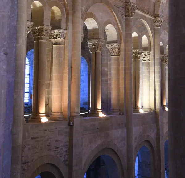 Visite des tribunes de l'abbatiale de Conques, Murat