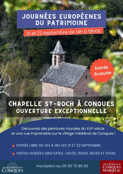 Journées du patrimoine - Conques - Visite de la chapelle St-Roch