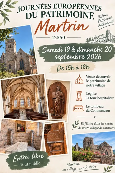 Journées européennes du Patrimoine de Martrin