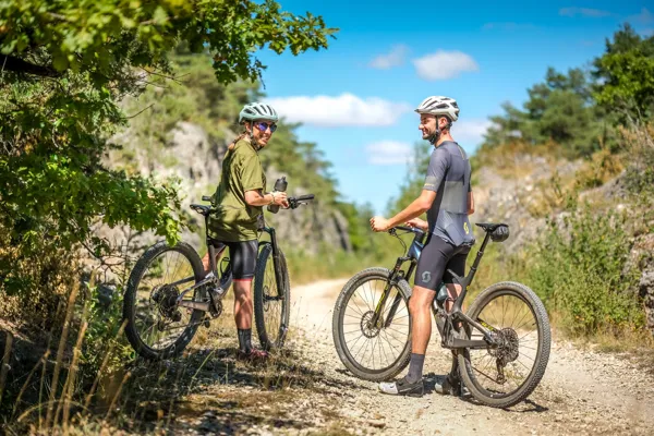 Circuit VTT De la Baraque froide à Fontvive, OFFICE DE TOURISME LARZAC VALLEES