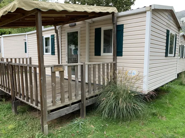 Camping- le Clos de Banes mobilhome 5 personnes