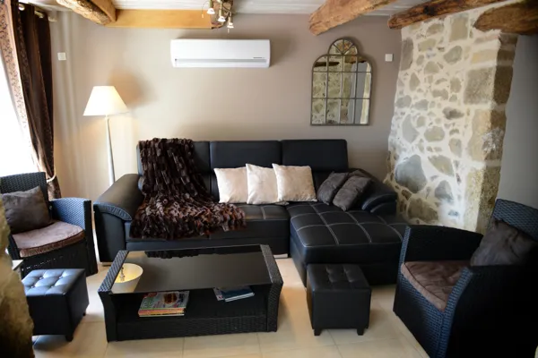 Salon confort spacieux, salon