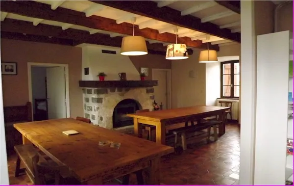 Le Gîte - Salle commune, M. Mme Lacombe