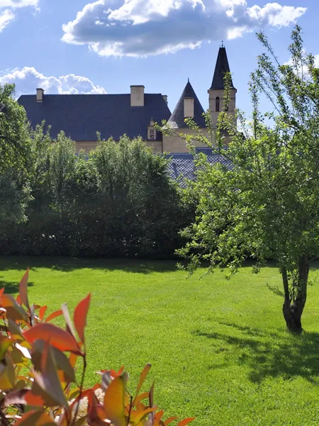 vue sur le château de Bournazel