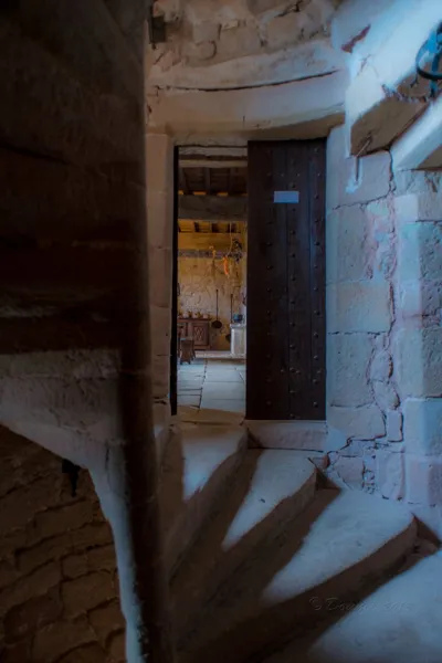 escalier à vis du château de Montaigut, 