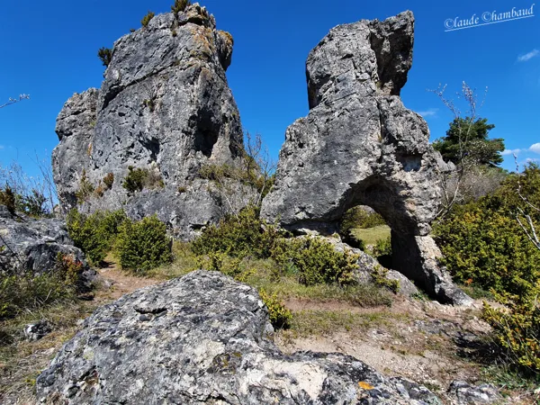 Chaos ruiniforme du Rajal., Claude Chambaud