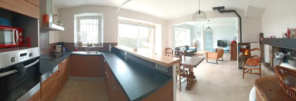 , séjour coté cuisine