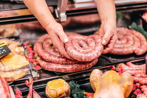 Maison Conquet - Saucisse fraiche au couteau, 