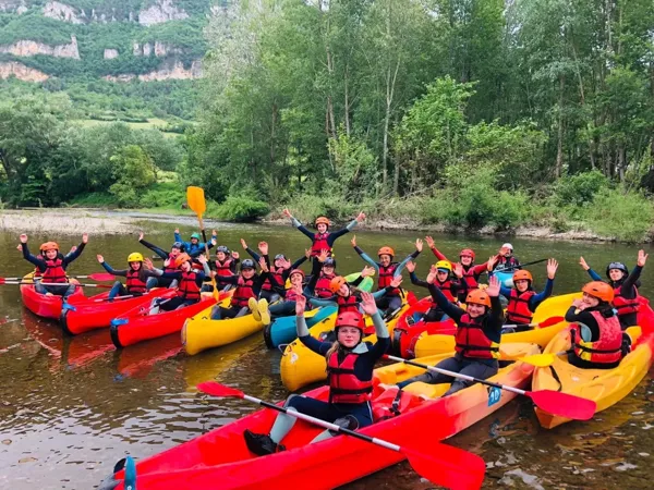 canoë kayak pour séminaire ou centre de loisirs ., Acroparc du mas