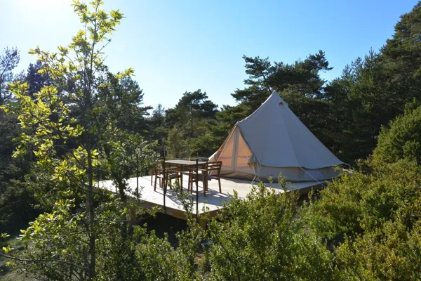 Eco Camping du Larzac, Tente Nomade, Eco Camping du Larzac