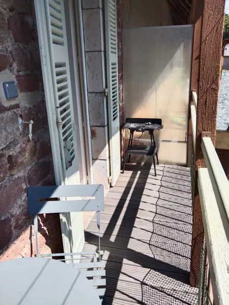 Gîte rural Marie Rose .Petit balcon vue sur le Dourdou.