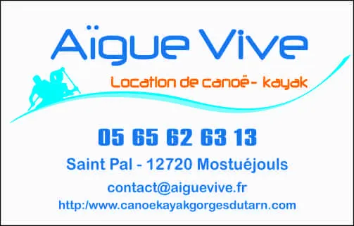 , canoe aigue vive gorges du tarn