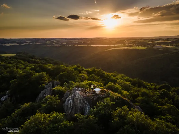 Roc de Miramont - Point de vue et table d'orientation
