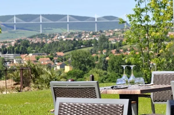 Terrasse extérieure, Domaine Saint Estève (groupes)