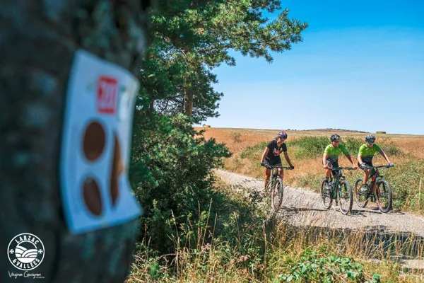Circuit VTT Les fours à chaux, Virginie Govignon - OFFICE DE TOURISME LARZAC VALLEES