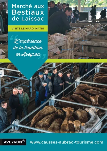 Visite guidée du marché aux bestiaux de Laissac (groupes), Office de Tourisme des Causses à l'Aubrac