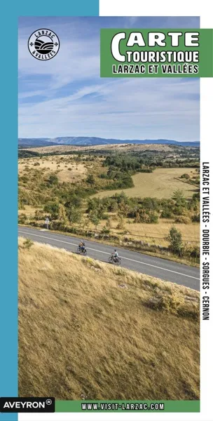 Carte touristique Larzac Vallées, OFFICE DE TOURISME LARZAC VALLEES