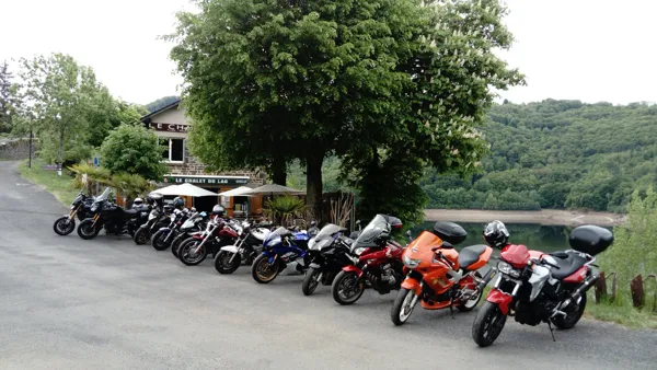Rallye moto au Chalet du lac, 