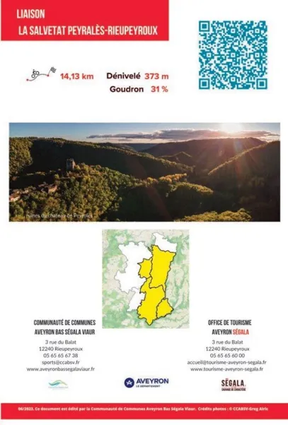 circuit de liaison VTT VAE - La Salvetat Peyralès / Rieupeyroux, OFFICE DE TOURISME AVEYRON SEGALA