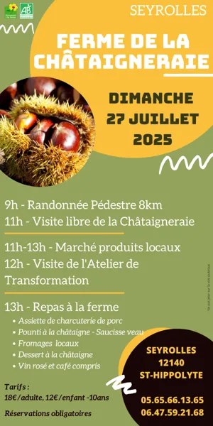 Marrons de l'Aveyron - Goûtez La Châtaigne, OT Terres d'Aveyron