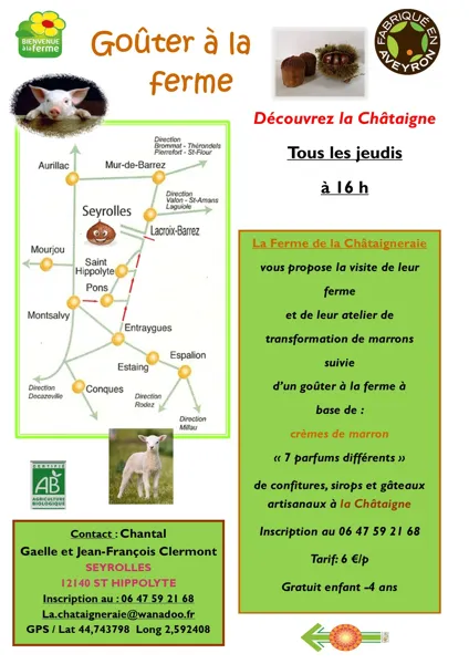 Goûtez La Châtaigne - Marrons de l'Aveyron, OFFICE DE TOURISME DU CANTON D'ENTRAYGUES SUR TRUYERE