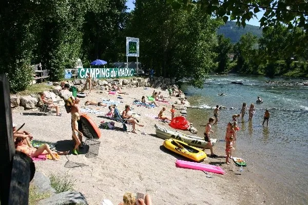 La plage, CAMPING DU VIADUC